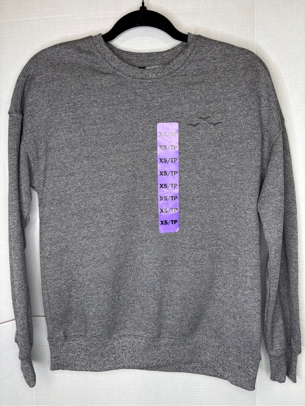 Lazypants XS Women's Grey Crewneck Sweatshirt Casual Comfy Fall Sweater